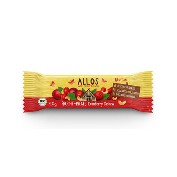 Frucht Riegel Cranberry Cashew Allos